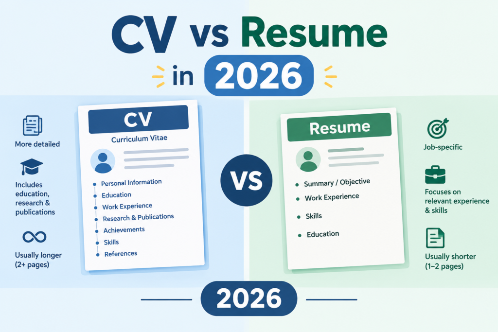 CV vs Resume in 2026